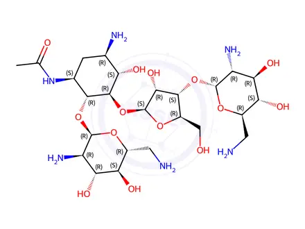 Chemical structure of Neomycin Sulfate Impurity 7 (Neomycin Sulfate EP Impurity G)(Neomycin B-LP)