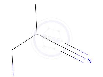 Chemical structure of 3-amino-2-methyl-propanenitrile