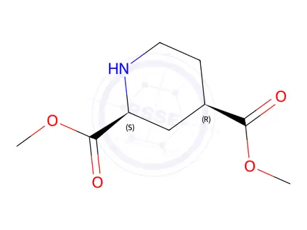 Chemical structure of Dimethyl (2S,4R)-piperidine-2,4-dicarboxylate