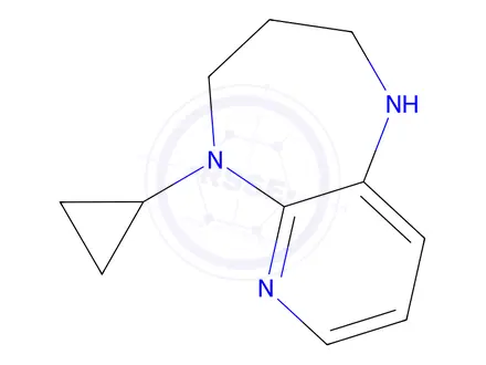 Chemical structure of 5-Cyclopropyl-2,3,4,5-tetrahydro-1H-pyrido[2,3-b][1,4]diazepine