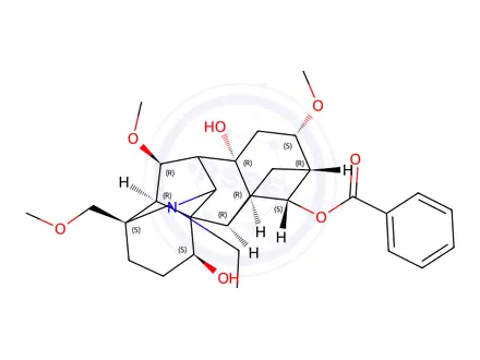 Chemical structure of 14-Benzoylneoline