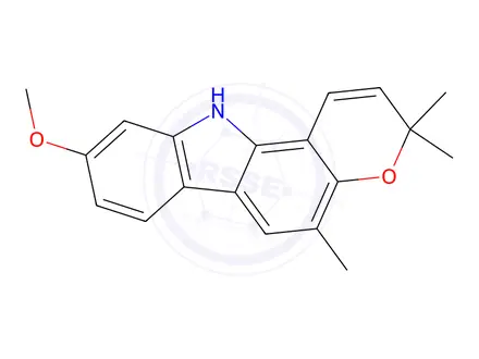 Chemical structure of O-Methylmurrayamine A