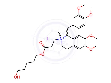 Chemical structure of Atracurium EP Impurity D Iodide (Mixture of Diastereomers)