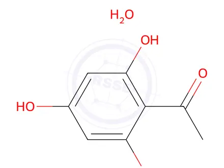 Chemical structure of 2 inverted exclamation mark,4 inverted exclamation mark,6 inverted exclamation mark -Trihydroxyacetophenone Monohydrate