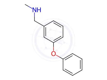 Chemical structure of N-Methyl-3-phenoxybenzylamine
