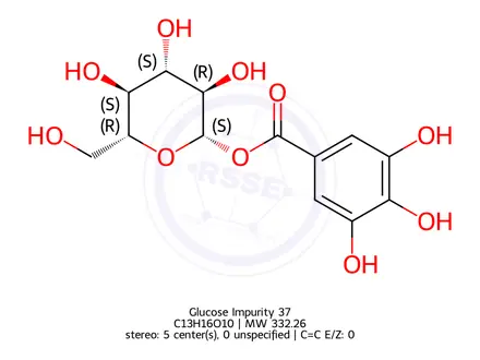 Chemical structure of Glucose Impurity 37