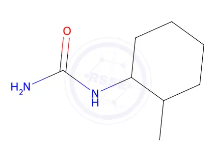 Chemical structure of (2-methylcyclohexyl)urea