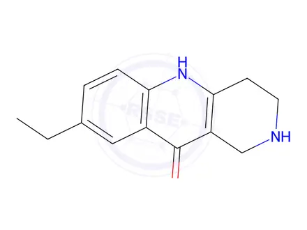 Chemical structure of 8-Ethyl-1H,2H,3H,4H,5H,10H-benzo[b]1,6-naphthyridin-10-one