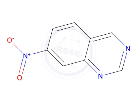 Chemical structure of 7-Nitroquinazoline