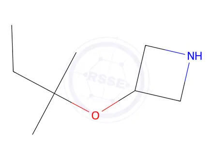 Chemical structure of 3-[(2-methylbutan-2-yl)oxy]azetidine