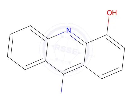 Chemical structure of 9-Amino-4-acridinol