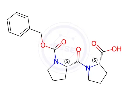 Chemical structure of Z-Pro-Pro-OH