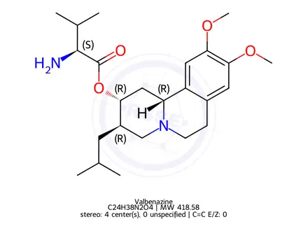 Chemical structure of Valbenazine
