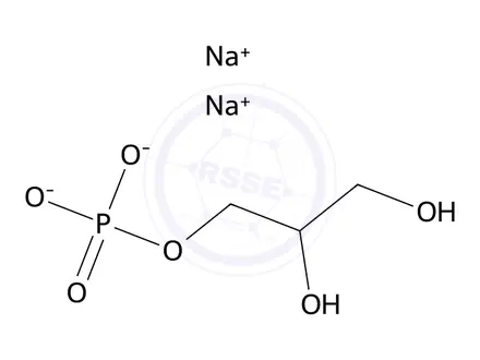Chemical structure of Glycerol Impurity 17 Disodium Hexahydrate (α-Glycerophosphate Disodium Hexahydrate)
