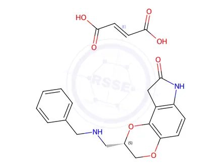 Chemical structure of Aplindore Fumarate