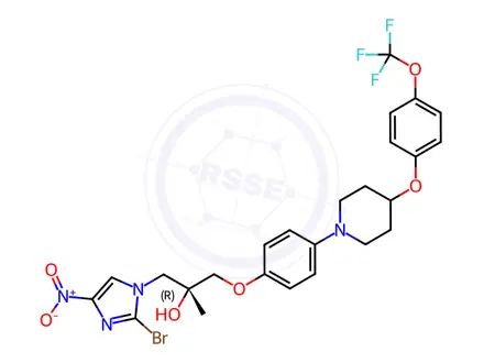 Chemical structure of Delamanid Impurity 22
