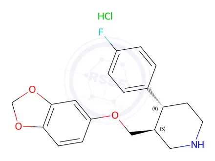 Chemical structure of Paroxetine Hydrochloride