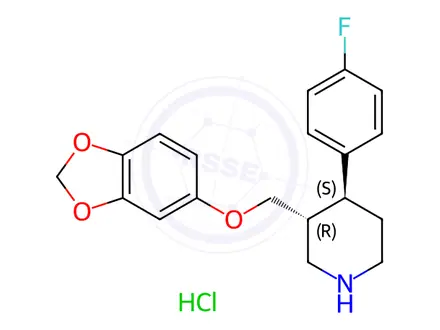 Chemical structure of ent-Paroxetine Hydrochloride