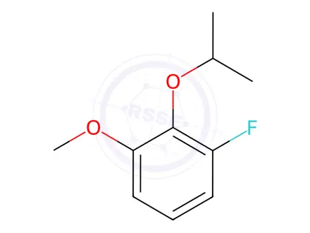 Chemical structure of 1-Fluoro-2-isopropoxy-3-methoxybenzene
