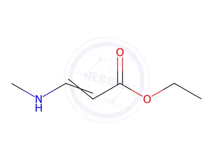Chemical structure of Ethyl 3-(Methylamino)Acrylate