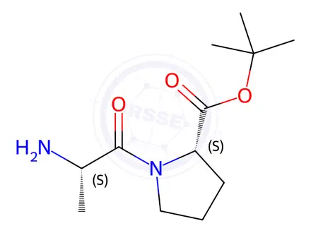 Chemical structure of L-Alanyl-L-proline tert-Butyl Ester