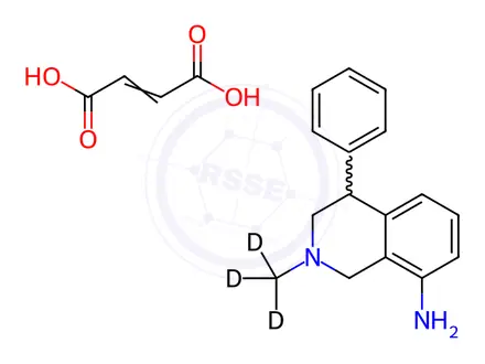 Chemical structure of Nomifensine-d3 Maleic Acid Salt