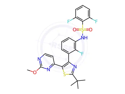 Chemical structure of Dabrafenib Methoxy Impurity