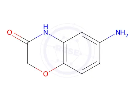 Chemical structure of 6-amino-2,4-dihydro-1,4-benzoxazin-3-one