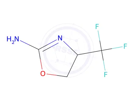 Chemical structure of 4-(Trifluoromethyl)-4,5-dihydrooxazol-2-amine
