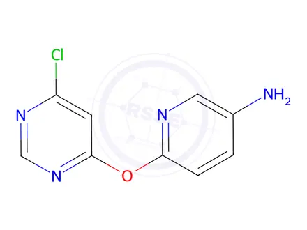 Chemical structure of 6-(6-Chloropyrimidin-4-yl)oxypyridin-3-amine