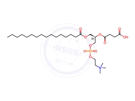 Chemical structure of 16:0-succinoyl PC