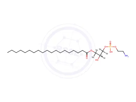 Chemical structure of 19:0 Lyso PE-d5