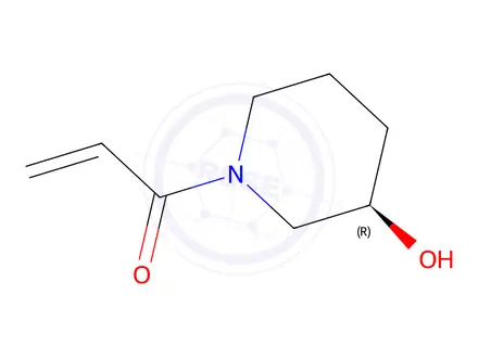 Chemical structure of (R)-1-(3-Hydroxypiperidin-1-yl)prop-2-en-1-one
