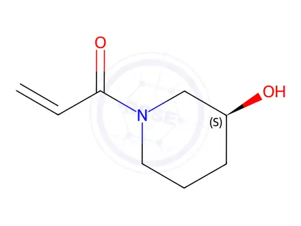 Chemical structure of (S)-1-(3-Hydroxypiperidin-1-yl)prop-2-en-1-one