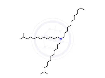 Chemical structure of tris(isotridecyl)amine