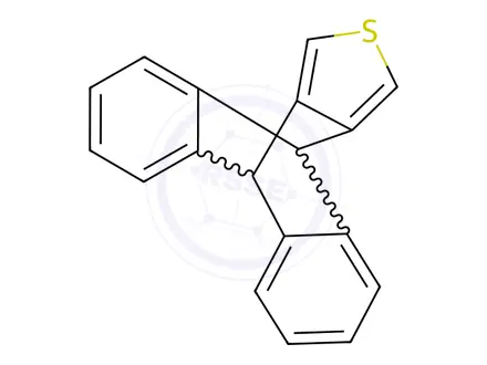 Chemical structure of 9,10-Dihydro-9,10-[3,4]thiophenoanthracene