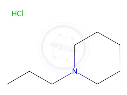 Chemical structure of 1-Propylpiperidine Hydrochloride