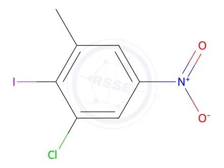Chemical structure of 1-Chloro-2-iodo-3-methyl-5-nitrobenzene
