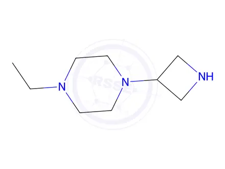 Chemical structure of 1-(azetidin-3-yl)-4-ethylpiperazine