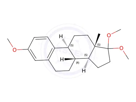 Chemical structure of 3,17,17-Trimethoxy-estra-1,3,5(10)-triene