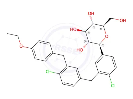 Chemical structure of Dapagliflozin Impurity 465