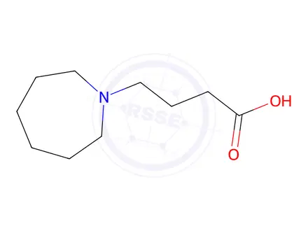 Chemical structure of 4-(azepan-1-yl)butanoic Acid Hydrochloride