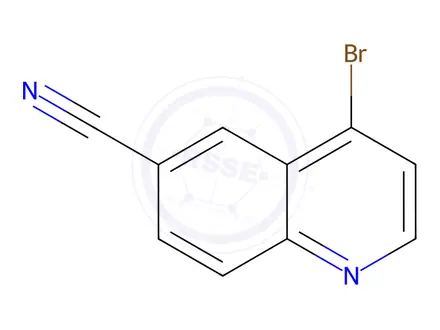 Chemical structure of 4-Bromoquinoline-6-carbonitrile