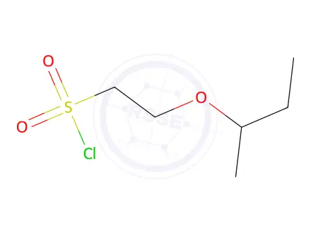 Chemical structure of 2-(Sec-butoxy)ethane-1-sulfonyl chloride