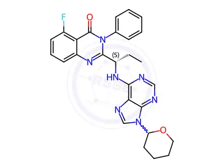 Chemical structure of Idelalisib Impurity 13