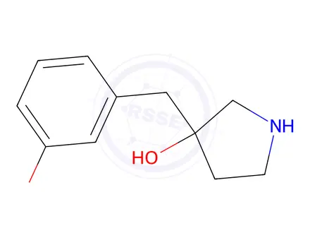 Chemical structure of 3-(3-Methoxybenzyl)pyrrolidin-3-ol
