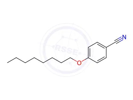 Chemical structure of 4-N-Octyloxybenzonitrile