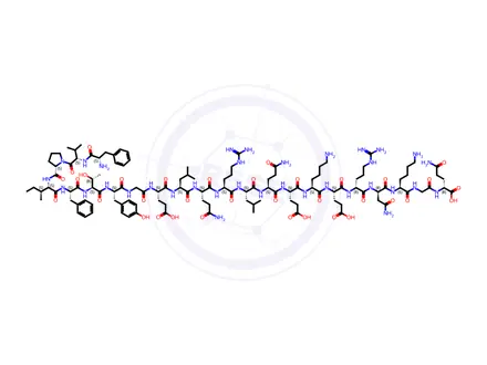 Chemical structure of (Leu13)-Motilin (human, porcine)