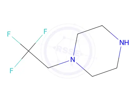 Chemical structure of 1-(2,2,2-Trifluoroethyl)piperazine