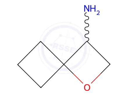 Chemical structure of 1-Oxaspiro[3.3]Heptan-3-amine